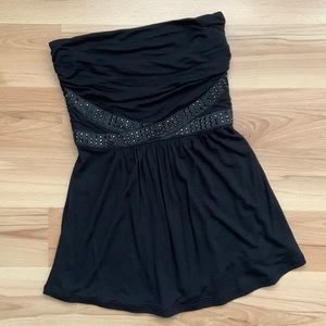 Express Black Tube Top, XS